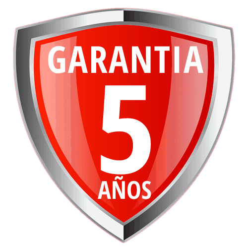 5 años de garantía del fabricante